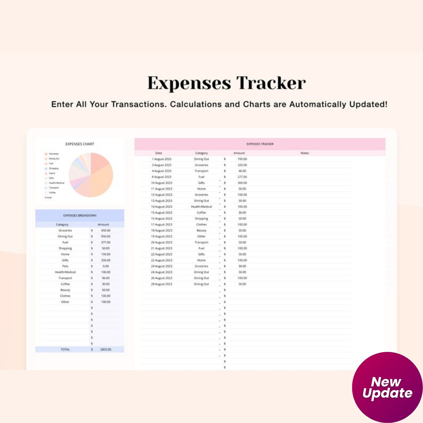 Budget Planner Google Spreadsheet | Weekly & Biweekly Paycheck Budget | ADHD Friendly Financial Tracker | Personal Finance Spreadsheet
