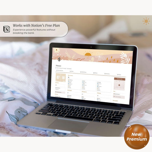 Notion Template Personal Planner | All-in-One Life Dashboard | Daily, Health, Finance & Productivity Organizer