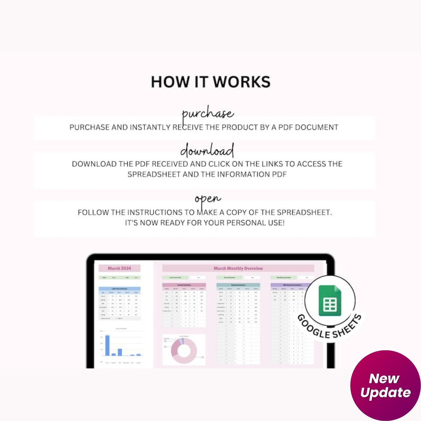 2.0 Ultimate Monthly Budget Google Sheet Spreadsheet | Weekly & Annual Finance Planner | Debt Snowball Tracker | Smart Calendar
