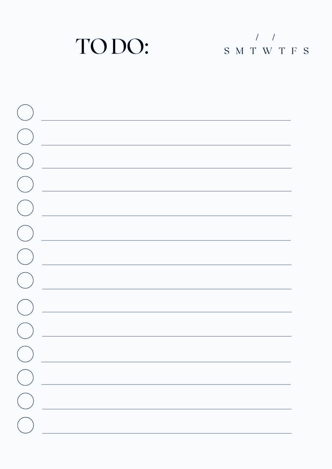 To Do List | Daily Task Tracker Template | Productivity Planner | Printable & Digital To Do List | Instant Download